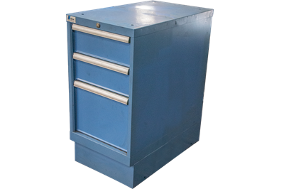 Used 3-Drawer Lista Parts Cabinet