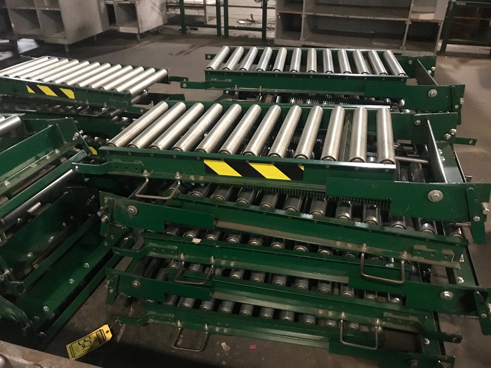 Gravity Conveyor Beds from a liquidation in Alabama