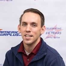 Purchasing Manager of American Surplus, James Miner. Sell Us Your Used Warehouse Equipment Today!