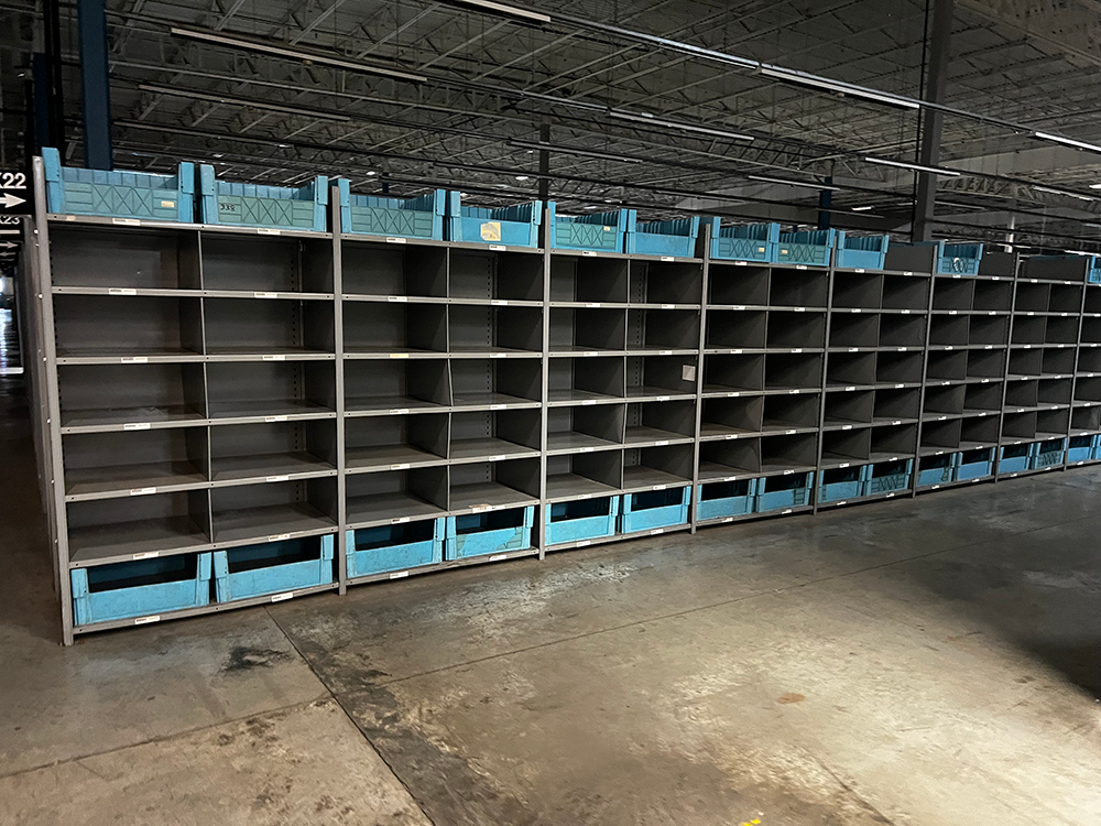 Used Closed Lyon Shelving Liquidated by American Surplus