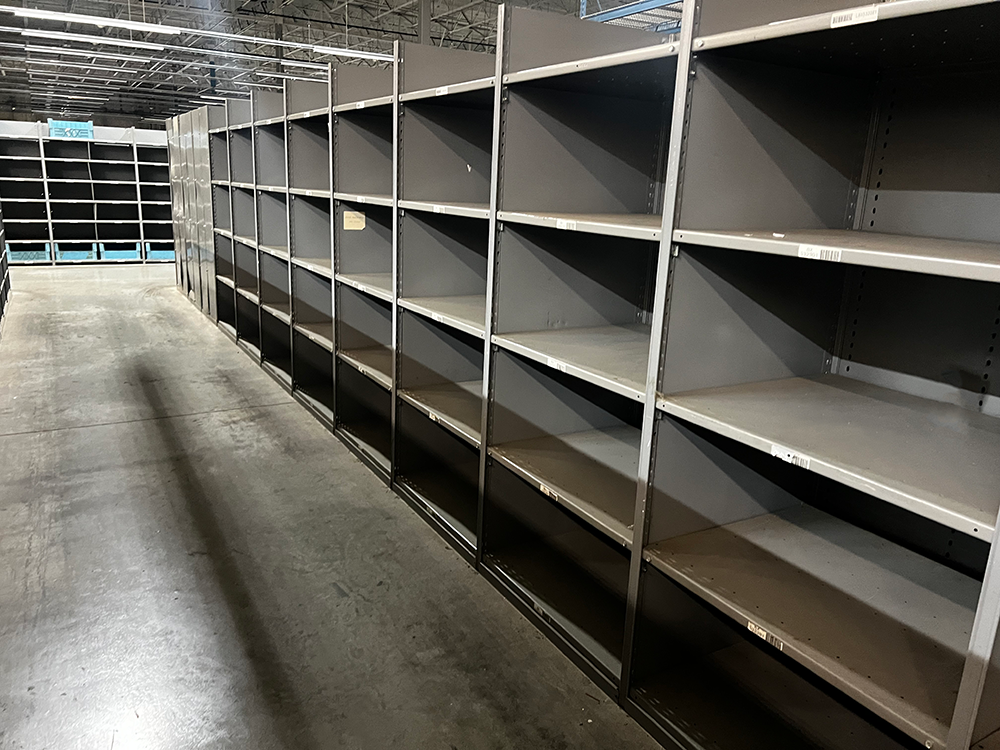 Used Closed Shelving Liquidated by American Surplus