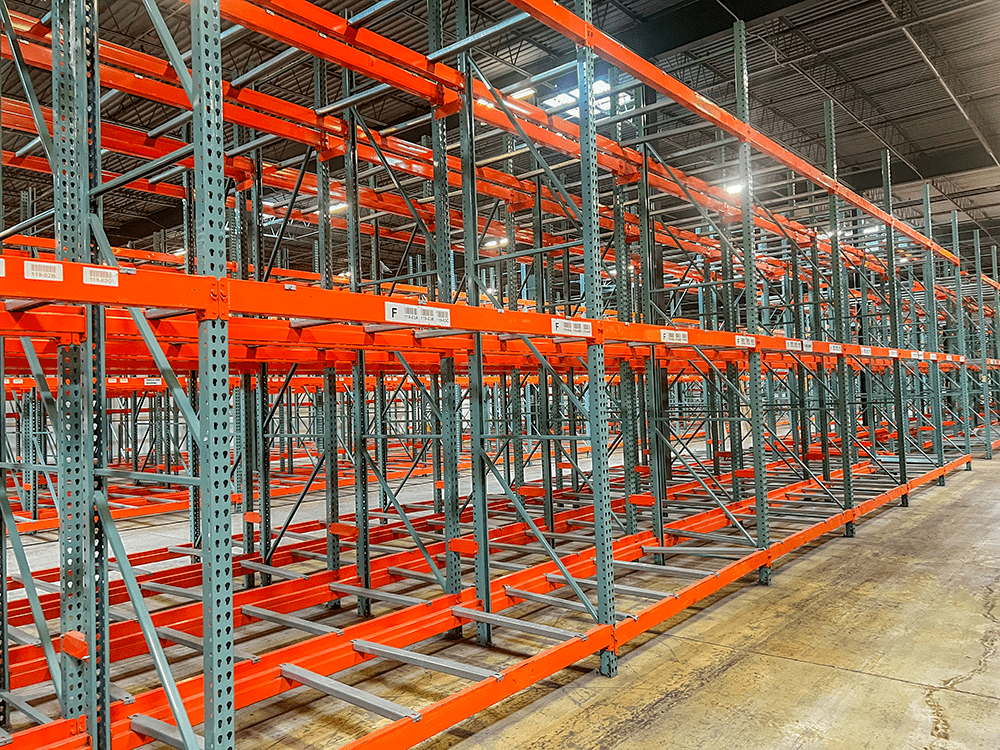 Teardrop Pallet Rack Liquidation By American Surplus