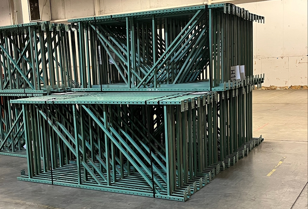 Teardrop Pallet Racking Liquidated From A Facility In Columbus, Ohio by American Surplus