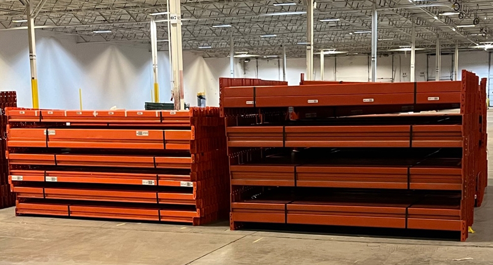 Teardrop Pallet Racking Liquidated From A Facility In Columbus, Ohio by American Surplus