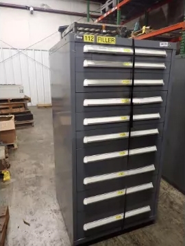 Used Vidmar Cabinet Liquidated From a Facility in Chesnee, South Carolina by American Surplus