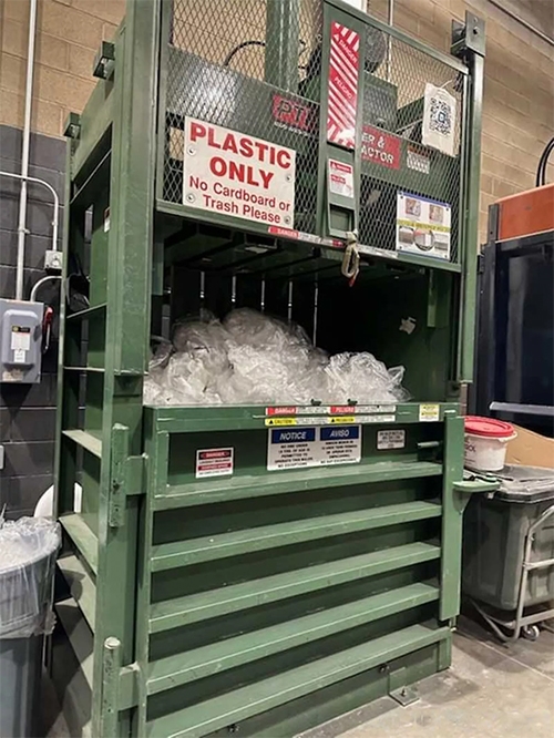 PTR 3400HD Vertical Baler Being Liquidated From A Facility In Seekonk, MA by American Surplus