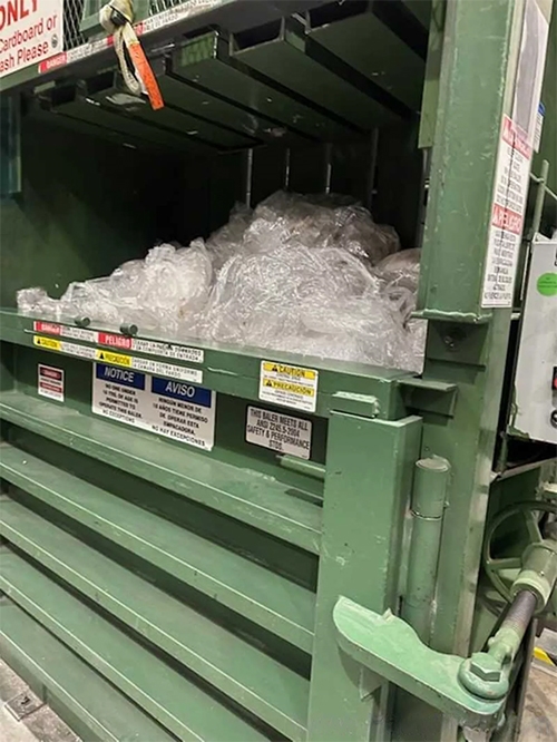 PTR 3400HD Vertical Baler Being Liquidated From A Facility In Seekonk, MA by American Surplus