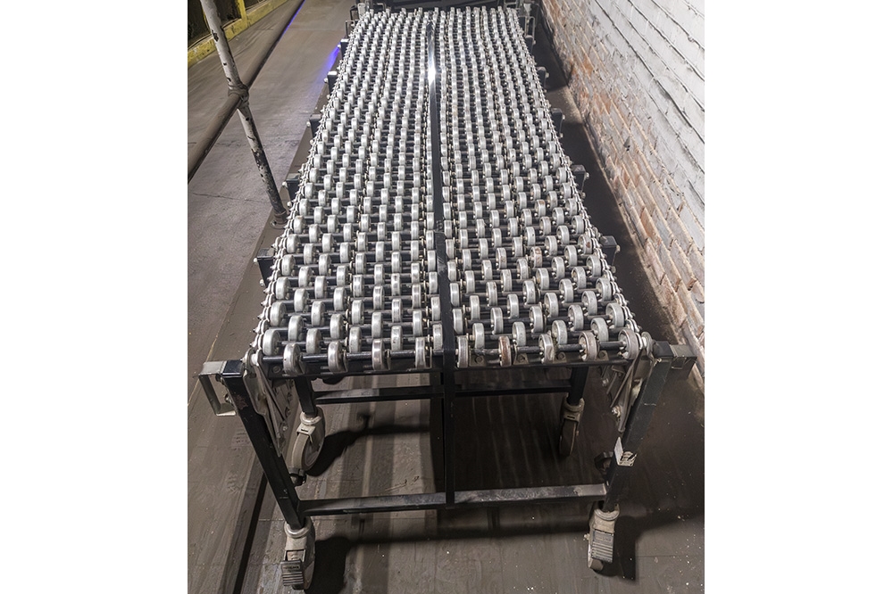 Pre-Owned Bestflex Gravity Flexible Conveyor in Lincoln, Rhode Island liquidated by American Surplus