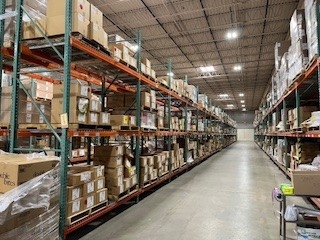 Images of used warehouse equipment liquidated from a warehouse in Mount Laurel, New Jersey
