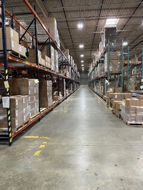 Images of used warehouse equipment liquidated from a warehouse in Mount Laurel, New Jersey