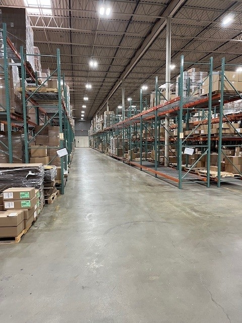 Images of used warehouse equipment liquidated from a warehouse in Mount Laurel, New Jersey