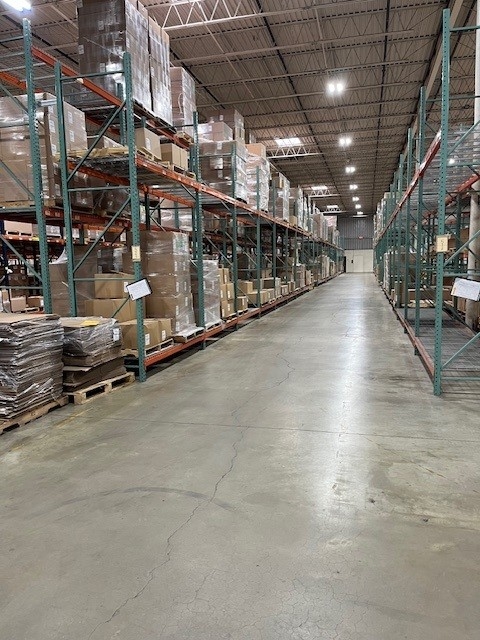 Images of used warehouse equipment liquidated from a warehouse in Mount Laurel, New Jersey
