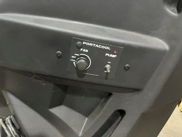 Used Portacool Jetstream 250 Evaporative Cooler liquidated from a facility in Ipswich, Massachusetts by American Surplus