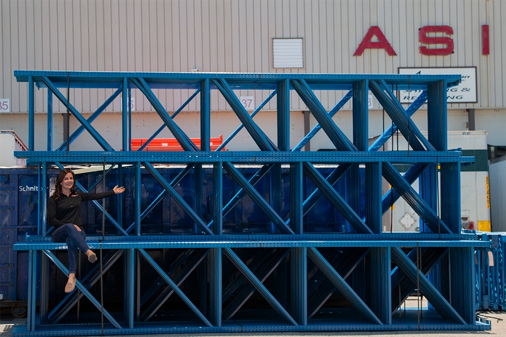 Record Storage Racking Frames at our Facility