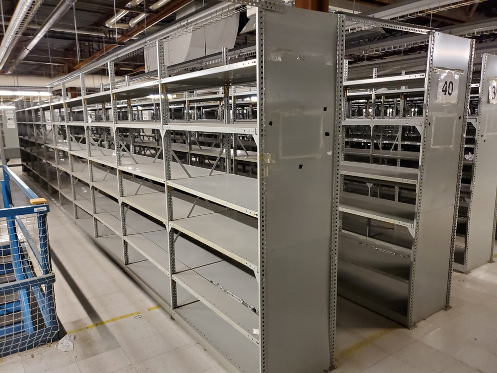 Belleville, Ontario Used Shelving Liquidation