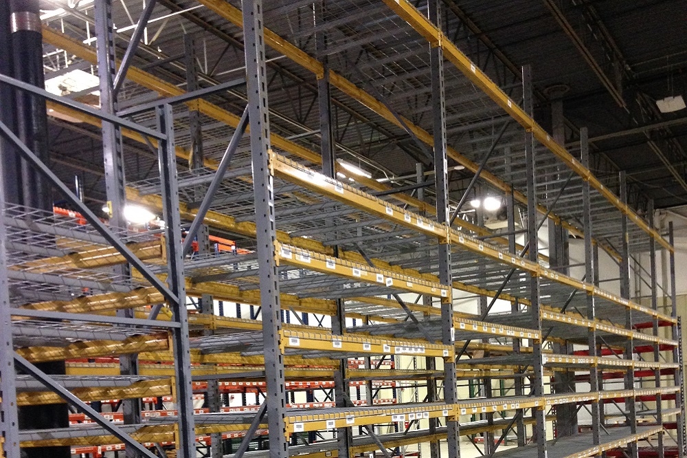 Republic pallet racking from a warehouse equipment liquidation we completed in Massachusetts.