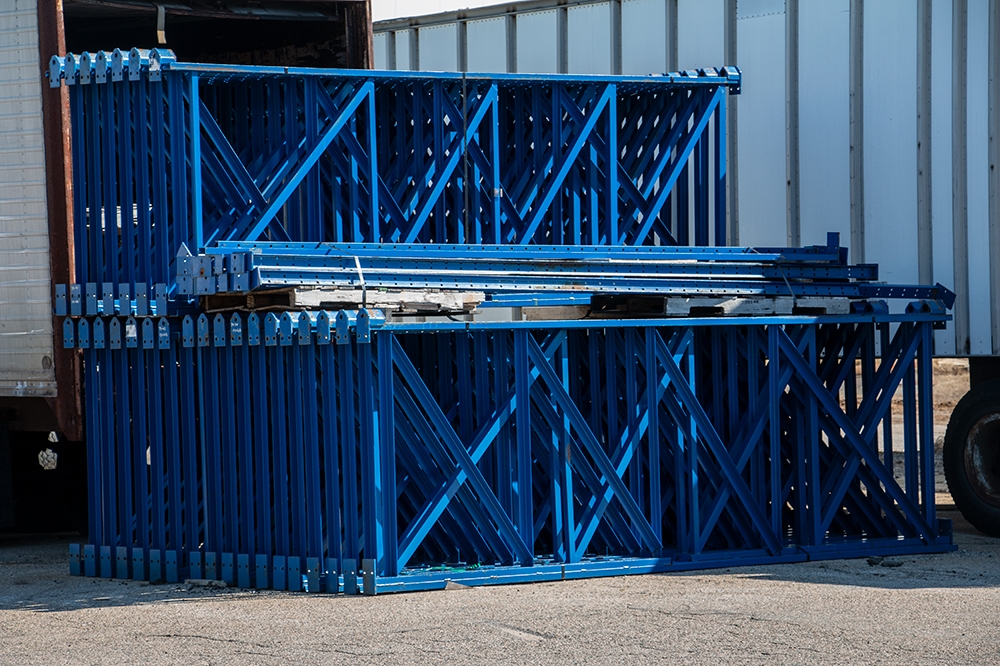 Used Keystone Pallet Rack Uprights