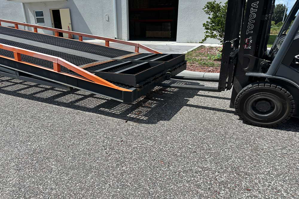 industrial yard ramp