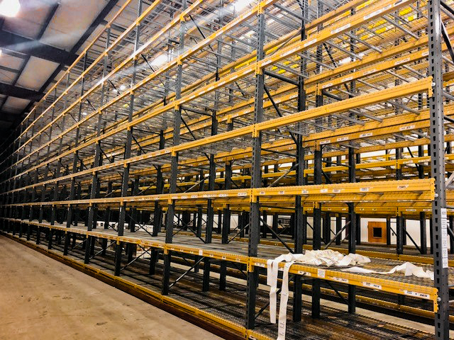 Used Republic Pallet Racking Liquidated from a facility in Warwick RI by American Surplus