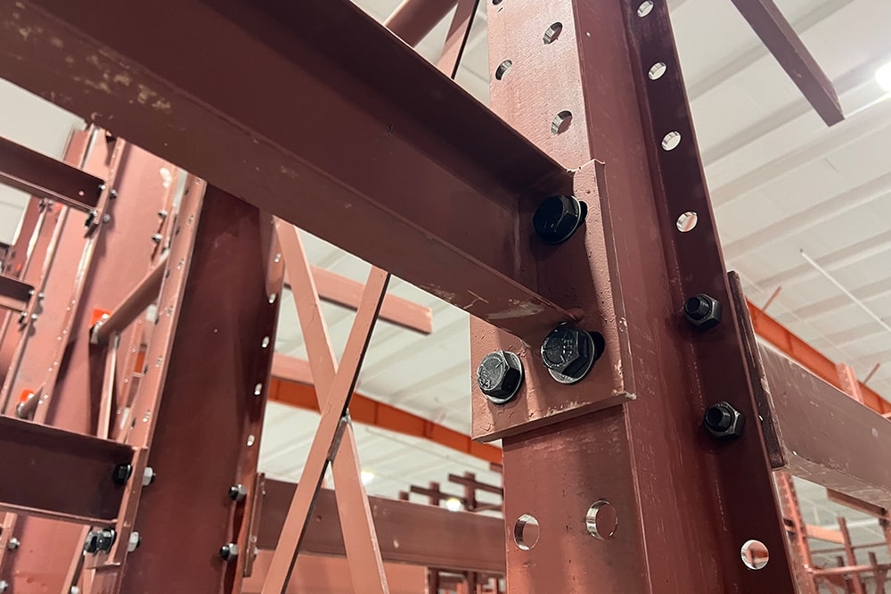 Structural Cantilever Rack System Installed By American Surplus