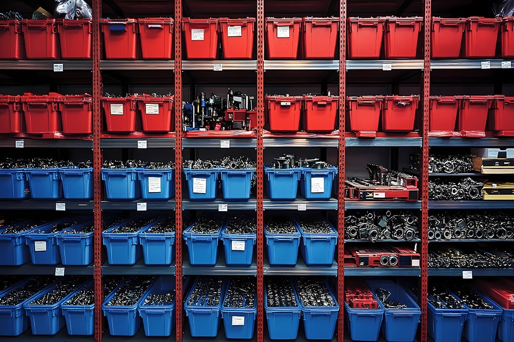 How to organize warehouse shelving?
