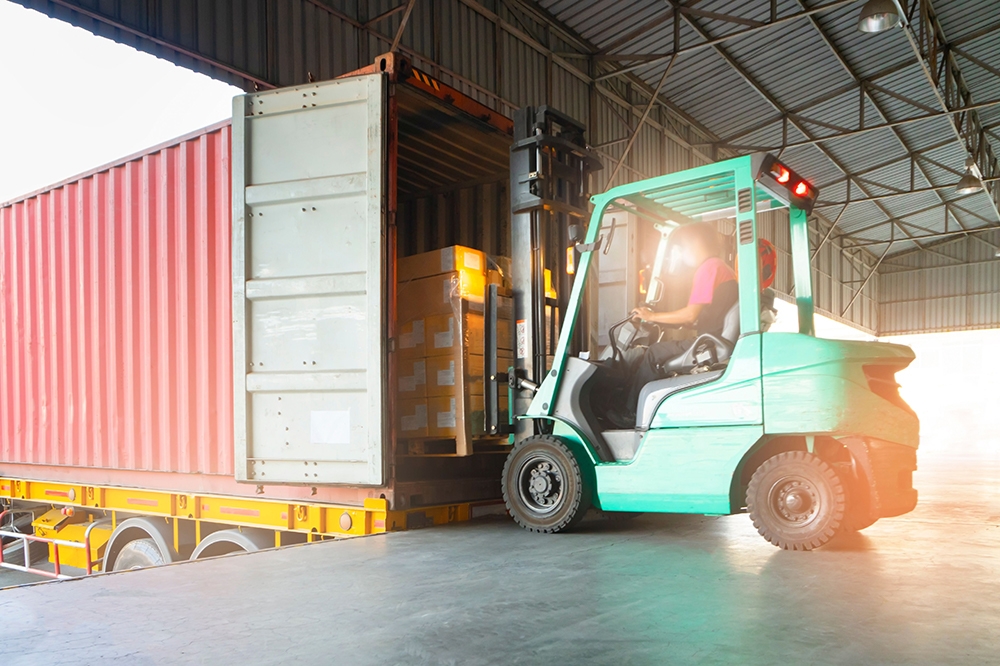 warehouse forklift