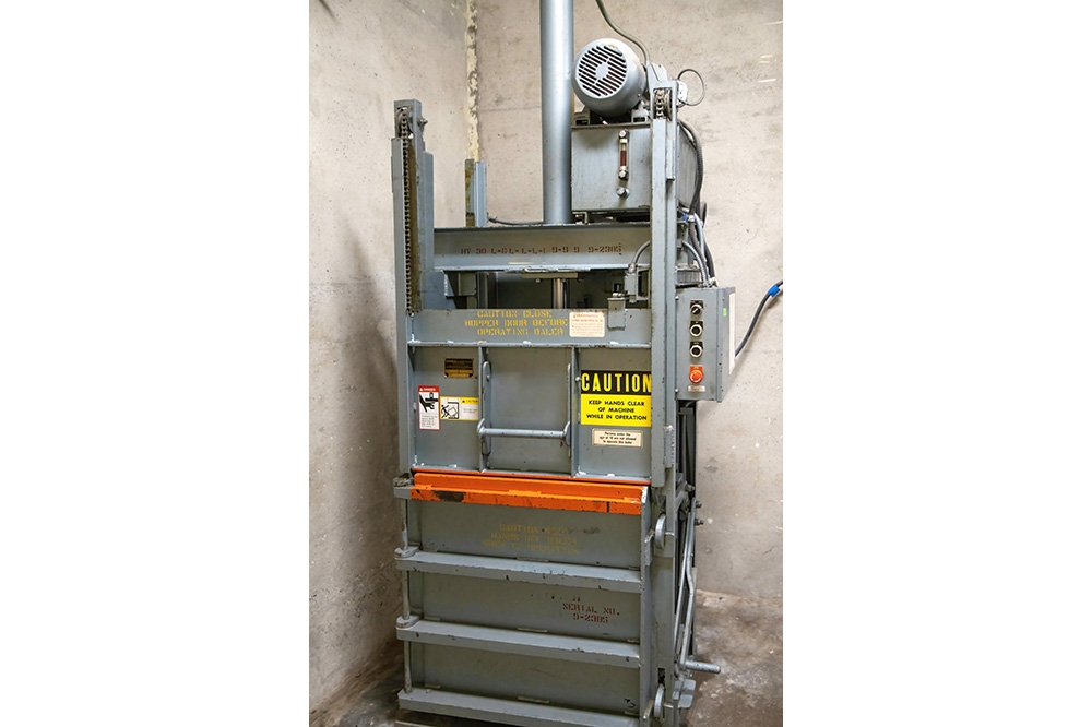 warehouse baler