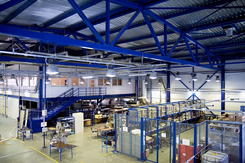 mezzanine inplant office