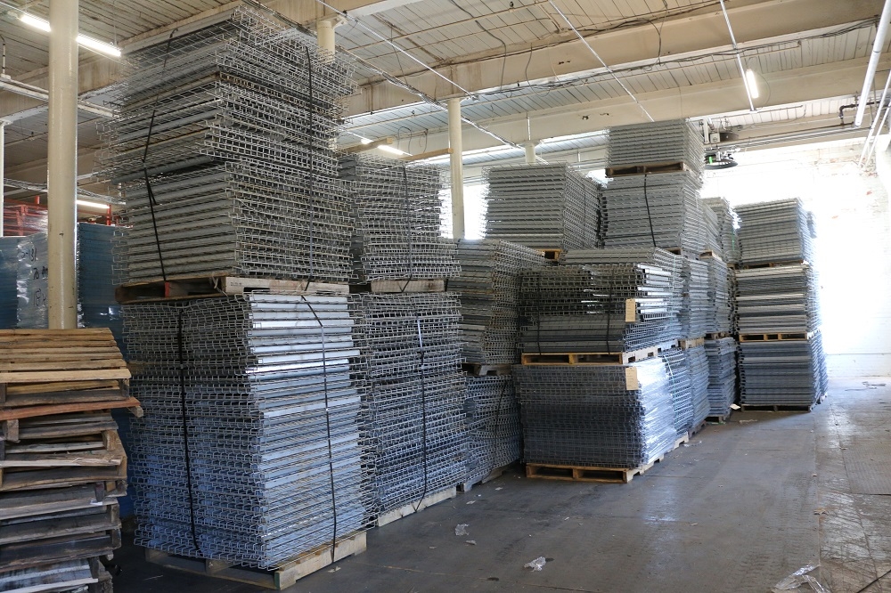 Wire Decking in Warehouse