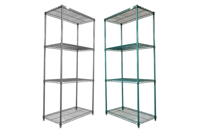 New Industrial Wire Shelving