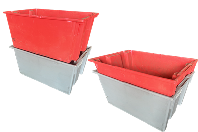 Divider Box, Straight Wall Totes, Stack-Nest Totes