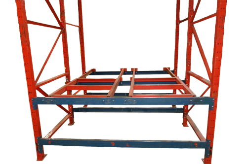 Used 2 Deep x 4 High Push Back Racking Systems
