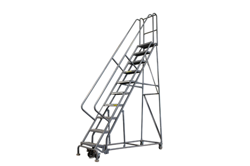 Used 10 Step Rolling Ladders