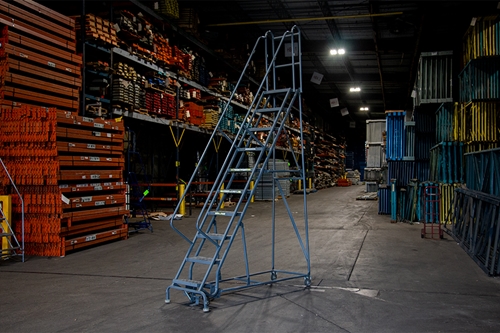 Used 10 Step Rolling Ladders