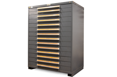 13 Drawer Vidmar Cabinets For