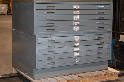 Used Blueprint Cabinets For Sale American Surplus