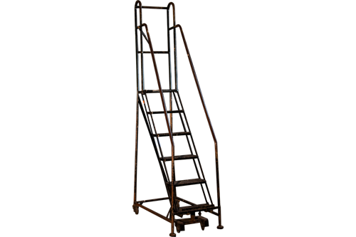 Used 6-Step Rolling Ladders