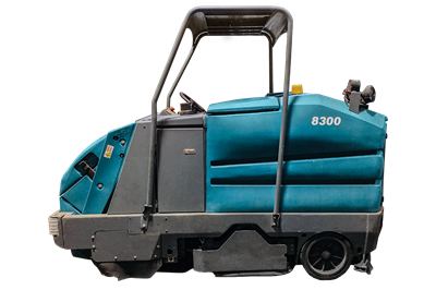 Used Tennant 8300 Industrial Floor Sweeper-Scrubber