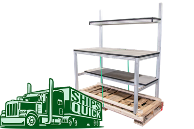 Used 80/20 Extruded Aluminum Workbenches