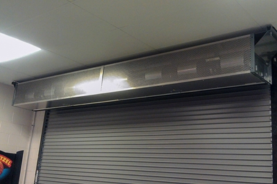 Berner IDC12 Series Gas Heated Air Curtain