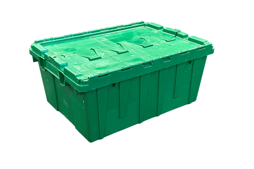 Attached Lid Bin