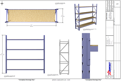 Used Buckley Bulk Storage Rack For Sale