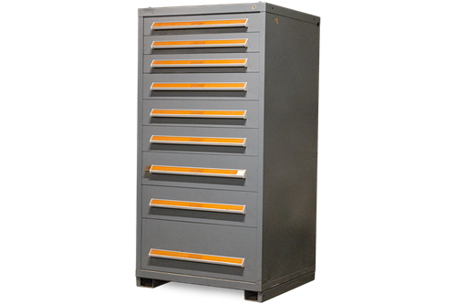 Pre-Owned Stanley Vidmar Parts Cabinet