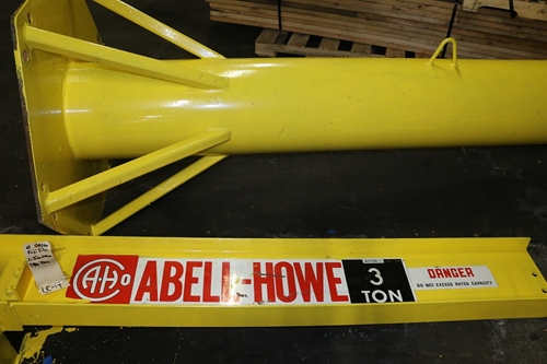 Used 3-Ton Abell-Howe Jib Crane Disassembled
