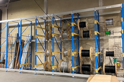 Cable ‎‎Reel & Wire Storage Racks, Box Beams