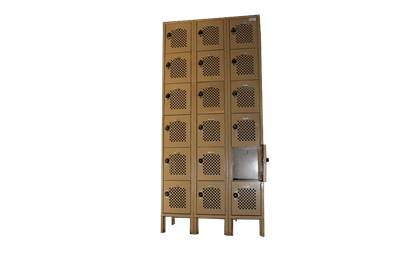 Used Box Lockers - 12" Wide