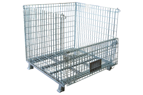 used collapsible wire basket