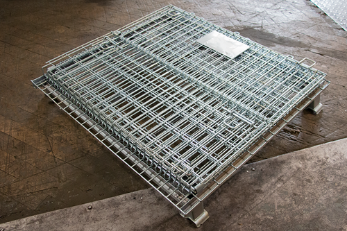 used collapsible wire basket