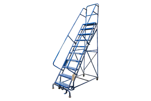 Used 10 Step Rolling Ladders