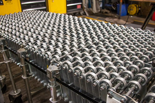 Nestaflex Flexible Skate Wheel Conveyor